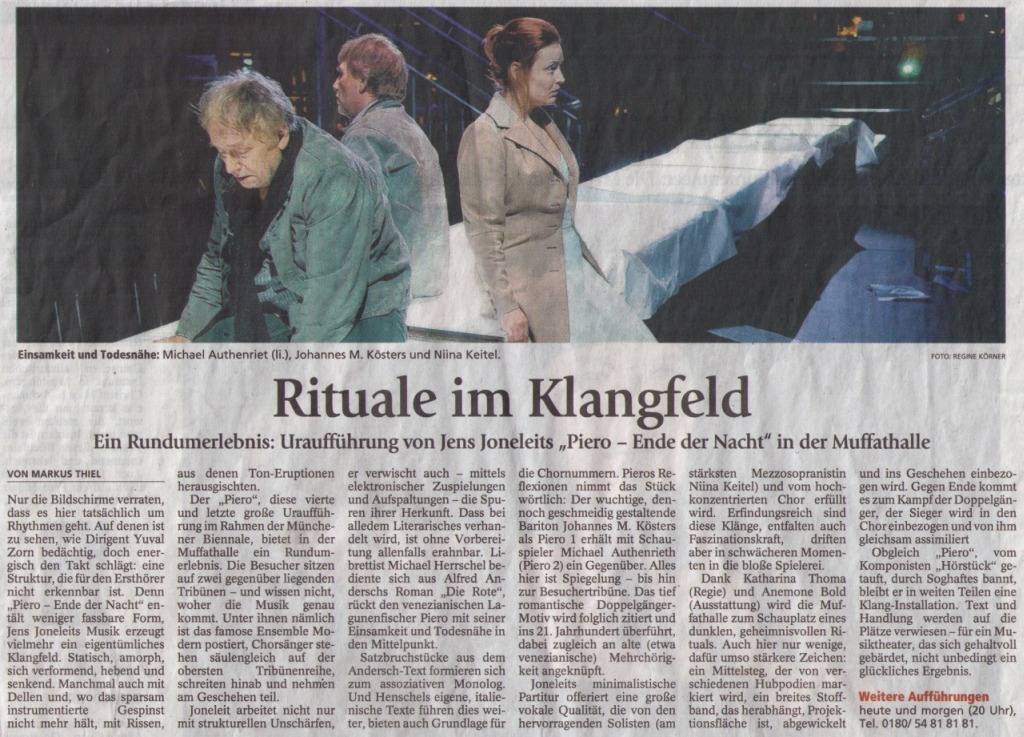 Piero, Münchner Merkur, 02.05.2008 Piero, Münchner Merkur, 02.05.2008