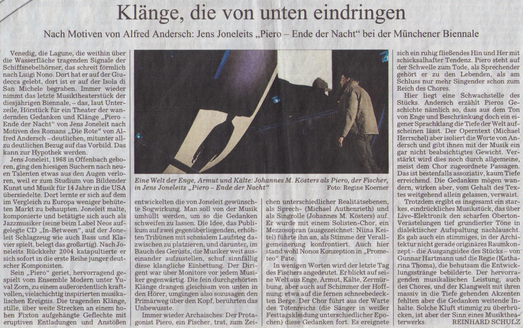 Piero, Süddeutsche Zeitung, 02.05.2008 Piero, Süddeutsche Zeitung, 02.05.2008